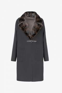 Cashmere Loro Piana Coat,Nero,Vest,length 98cm