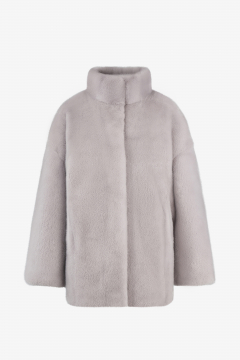 Mink jacket,Lavanda color,70cm