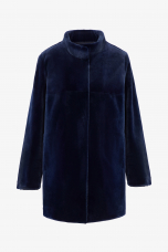 Reversible mink coat, Blunotte, length 80cm